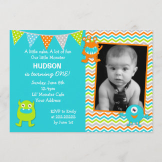 Monster Birthday Invitations