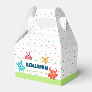 Monster Birthday Party Favor Box