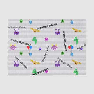 Monster Birthday Tissue Paper