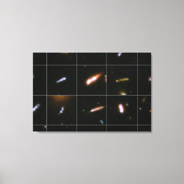 Monster Black Holes Grow After Galactic Mergers Canvas Print (Front)