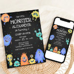 Monster Boy Birthday Invitation<br><div class="desc">Monster Boy Birthday Invitation</div>