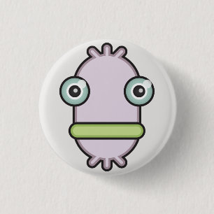 Monster Button: Microbe 1 Inch Round Button