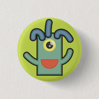 Monster Button: Noodle 1 Inch Round Button