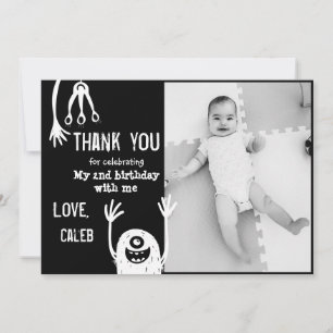 Monster Carte de remerciements avec photo