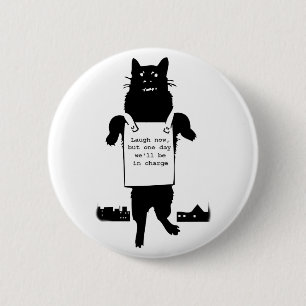 Monster Cat 2 Inch Round Button