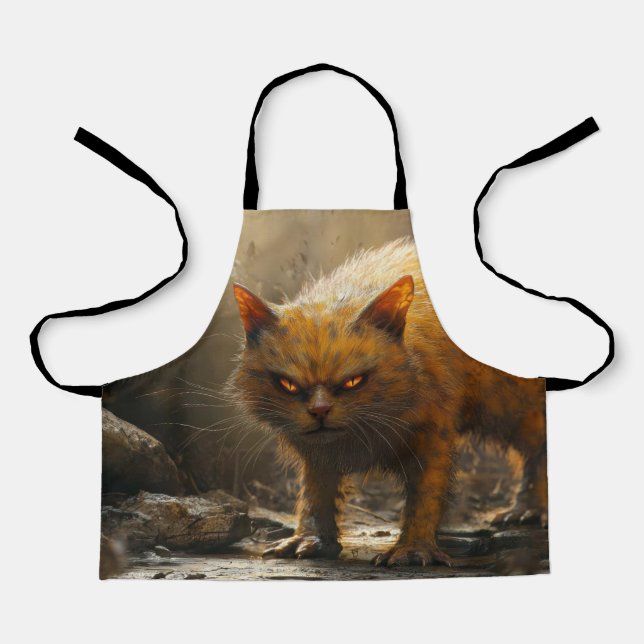 Monster cat  apron (Front)