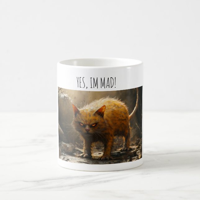 Monster cat  coffee mug (Center)