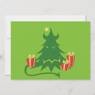 Monster Christmas Tree Holiday Card