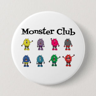 Monster Club Kids Badge – Little Monsters Unite! 3 Inch Round Button