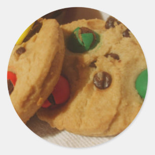Monster Cookies Classic Round Sticker