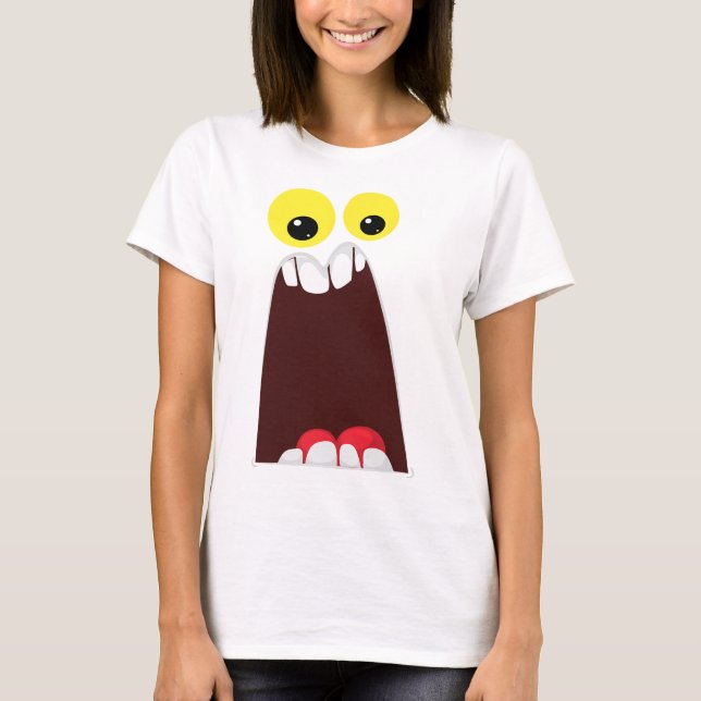 Monster Costume Easy Costume Goofy Ideas Halloween T-Shirt (Front)