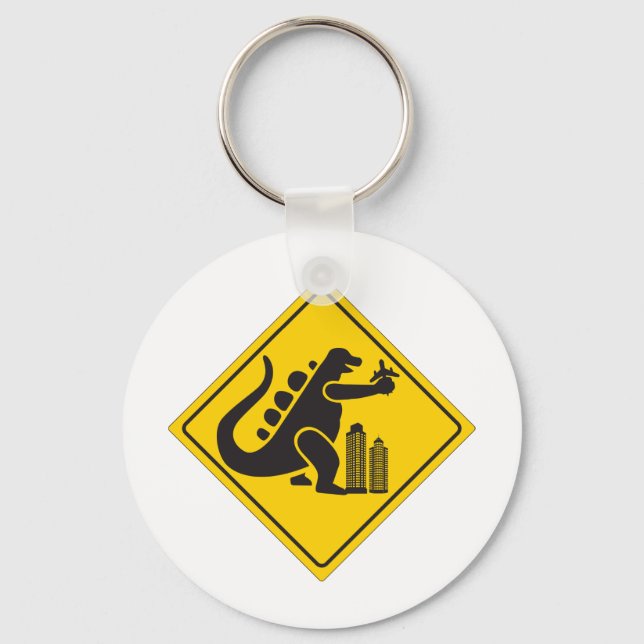 Monster Crossing Keychain (Front)