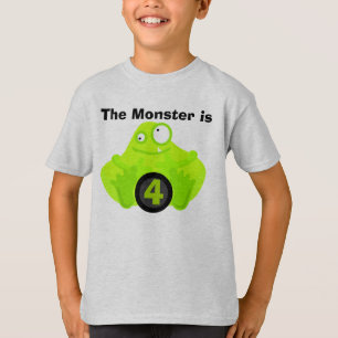 Monster Customizable Birthday Tshirts