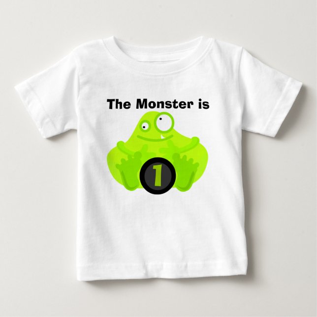 Monster Customizable Birthday Tshirts (Front)