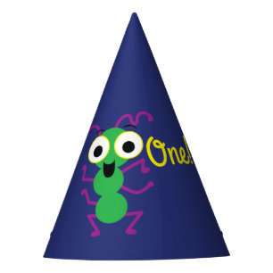Monster Cute Funny 1st Birthday Party Theme Party Hat