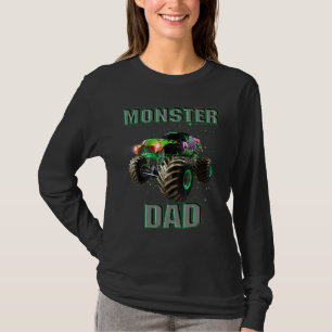Monster Dad Monster Truck Are My Jam Monster Truck T-Shirt