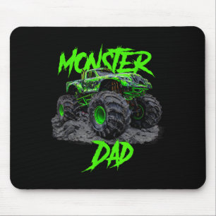 Monster dad truck family matching  mouse pad