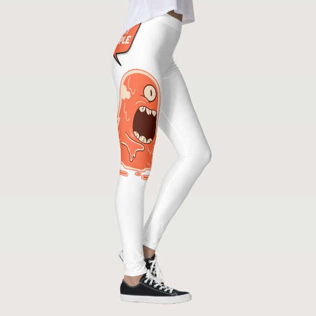 monster eat people leggings (Right)