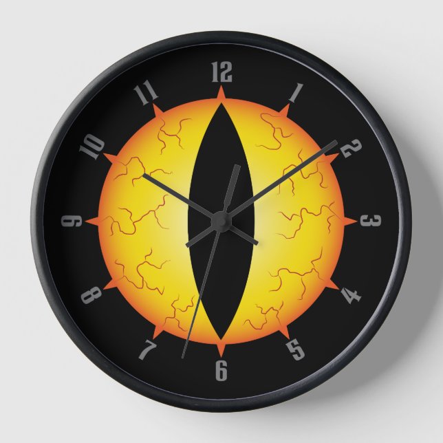 Monster Eye wall clock (Front)