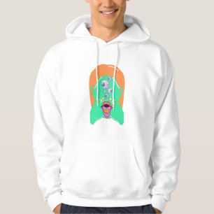 monster face hoodie