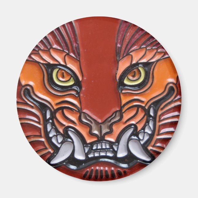 monster face magnet (Front)