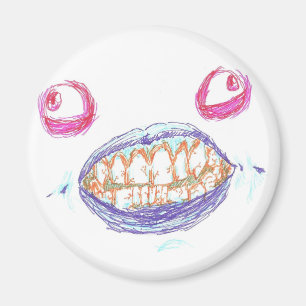 Monster Face Magnet