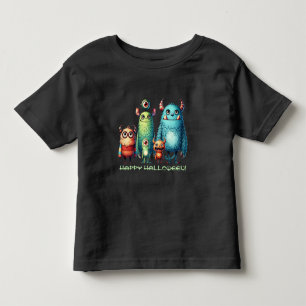 Monster Family - Happy Halloween! Toddler T-shirt