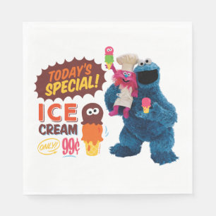Monster Foodies   Today's Special Napkin