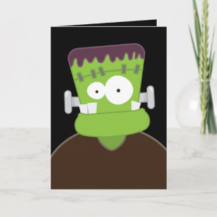 Monster Frankenstein Carte d'Halloween pour enfa