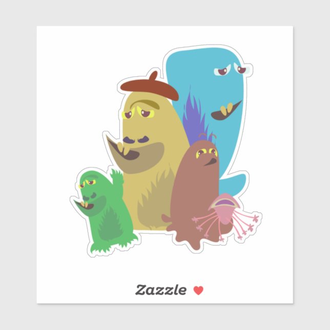 Monster Friends Forever Character Cartoon Art (Sheet)