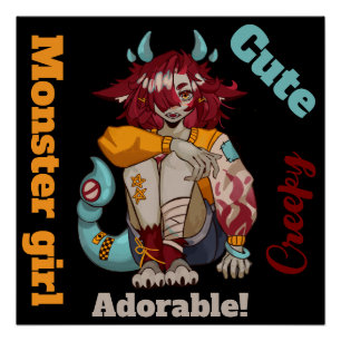 Monster girl poster