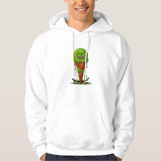 Monster Green Ice Cream Cone Scary Dripping Horror Hoodie
