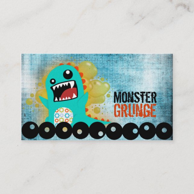 Monster Grunge Cartes de visite (Devant)