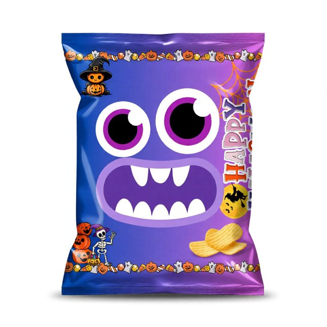 Monster Halloween Chip Bag Wrappers Party Favours Notepad (Creator Uploaded)