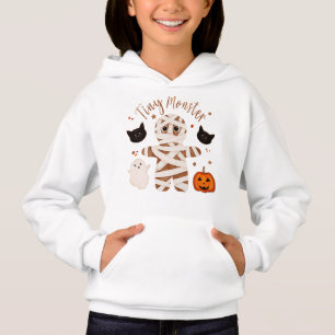 Monster Halloween Mummy Kids Hoodie