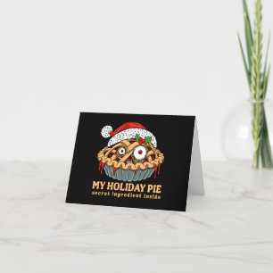 Monster Holiday Pie Card