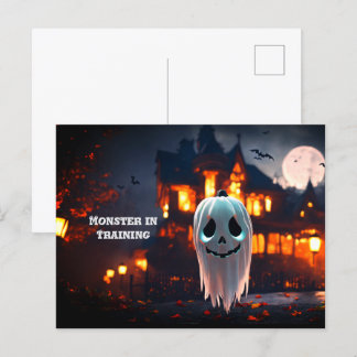 Monster illustration Carte postale Halloween