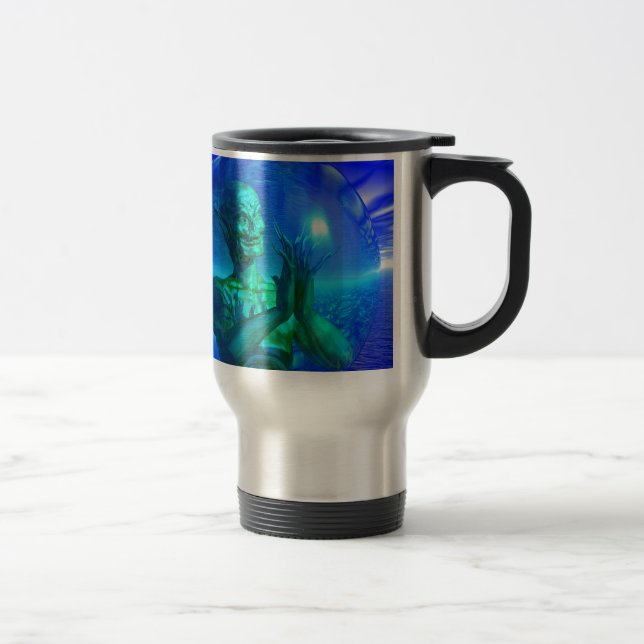 Monster in a Bubble Travel Mug (Right)