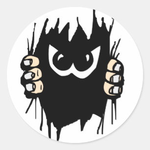 Monster in my sticker