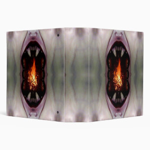 Monster in the fire place binder