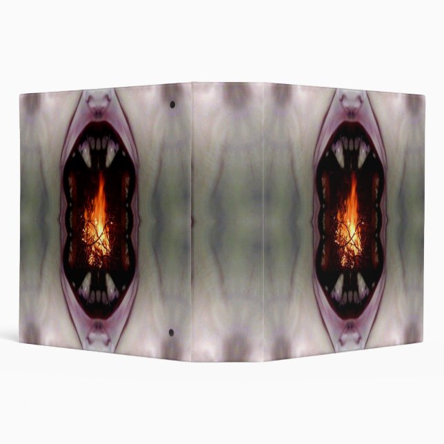 Monster in the fire place binder (Background)