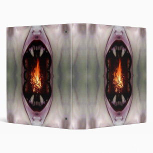 Monster in the fire place binder