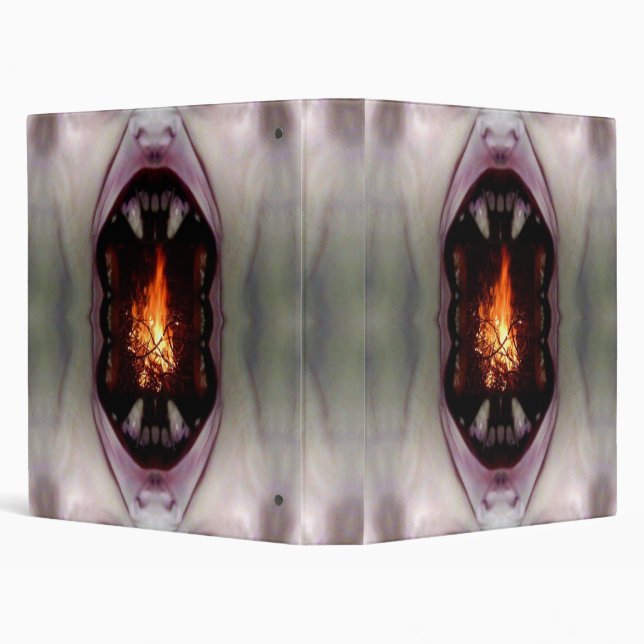 Monster in the fire place binder (Background)
