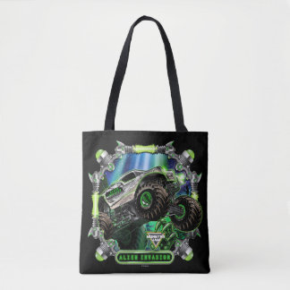 Monster Jam Alien Invasion Tote Bag