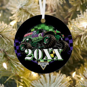 Monster Jam Grave Digger Metal Ornament