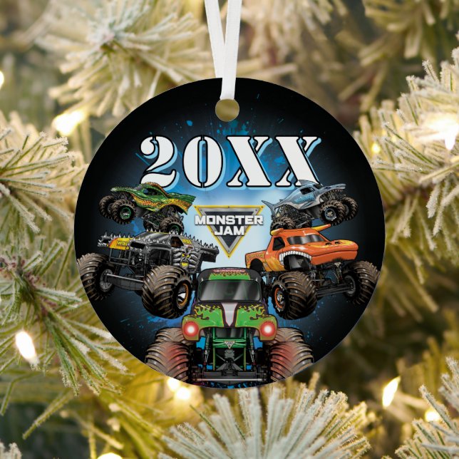 Monster Jam Group Metal Ornament (Insitu)