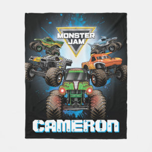 Monster Jam Group - Personalized Fleece Blanket