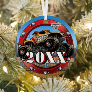 Monster Jam Monster Mutt Metal Ornament