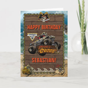 Monster Jam - Pirate's Curse Birthday Card