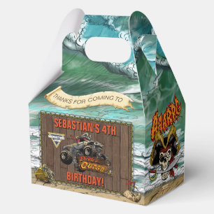 Monster Jam - Pirate's Curse Birthday Favor Box